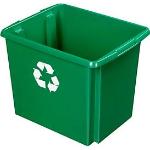 Recycle-Box Sunware Nesta, 45 l, L 455 x B 360 x H 360 mm, grün