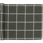 Dunkelgraue Karo Tischläufer aus Textil Breite 100-150cm, Höhe 100-150cm, Tiefe 0-50cm 