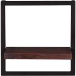 Braune Kolonialstil Möbel Exclusive Rechteckige Holzregale lackiert aus Massivholz Breite 0-50cm, Höhe 0-50cm, Tiefe 0-50cm 
