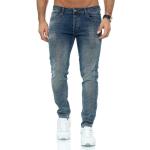 Blaue Cipo & Baxx Redbridge Stonewashed Jeans aus Baumwollmischung für Herren Größe XXL Weite 34, Länge 30 