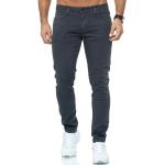 Anthrazitfarbene Slim Fit Jeans aus Baumwolle enganliegend für Herren Größe XXL Weite 29, Länge 30 