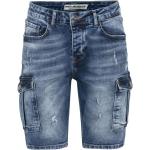 Blaue Cipo & Baxx Redbridge Jeans-Shorts aus Baumwolle für Herren Größe XL für den für den Sommer 