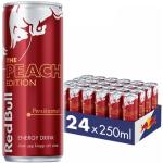 Red Bull 24x Energy Drink, 250 ml, Peach Edition (Pfirsich)