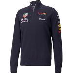Red Bull Racing - Offizielle Formel 1 Merchandise Kollektion - 2022 Team 1/2 Zip Sweatshirt - Herren - Dunkelblau - S