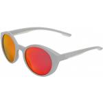 Sandfarbene Runde Runde Sonnenbrillen aus Kunststoff 