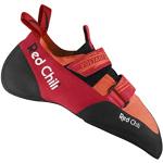 Reduzierte Rote Red Chili Kletterschuhe mit Klettverschluss in Schmalweite aus Leder atmungsaktiv für Herren Größe 42 