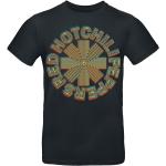 Red Hot Chili Peppers T-Shirt - Abstract Logo - S bis 3XL - für Männer - Größe XL - schwarz - Lizenziertes Merchandise