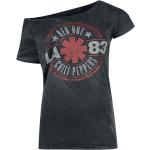 Red Hot Chili Peppers T-Shirt - Distressed Logo - M bis XXL - für Damen - Größe M - schwarz - Lizenziertes Merchandise