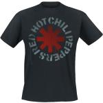 Red Hot Chili Peppers T-Shirt - Stencil Black - S bis 5XL - für Männer - Größe S - schwarz - Lizenziertes Merchandise