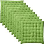 Grüne Unifarbene Rechteckige Sofakissen & Dekokissen aus Baumwolle 40x40 Breite 0-50cm, Höhe 0-50cm, Tiefe 0-50cm 10-teilig 