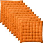 Orange Unifarbene Rechteckige Sofakissen & Dekokissen aus Baumwolle 40x40 Breite 0-50cm, Höhe 0-50cm, Tiefe 0-50cm 10-teilig 