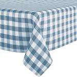 Blaue Karo Landhausstil Tischdecken 