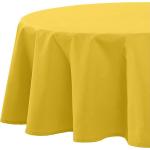 Gelbe Runde Runde Tischdecken 