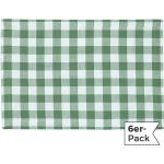 Grüne Landhausstil Tischsets & Platzsets aus Textil 6-teilig 