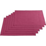 Violette Tischsets & Platzsets aus Textil 6-teilig 