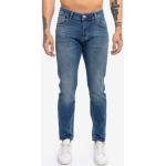 Blaue Cipo & Baxx Redbridge Slim Fit Jeans Faded aus Denim für Herren Größe XXL 