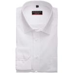 Reduzierte Weiße Unifarbene Redmond Body Cut Kentkragen Hemden mit Kent-Kragen aus Baumwolle für Herren Größe XXL 