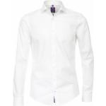 Weiße Unifarbene Langärmelige Redmond Kentkragen Hemden mit Kent-Kragen aus Baumwolle für Herren Größe XXL 