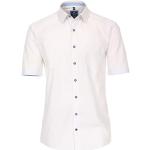 Weiße Unifarbene Casual Kurzärmelige Redmond Casual Kentkragen Hemden mit Kent-Kragen für Herren Größe 5 XL 