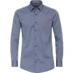 Blaue Unifarbene Langärmelige Redmond Kentkragen Hemden mit Kent-Kragen für Herren Größe 3 XL 