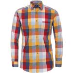 Reduzierte Rote Karo Redmond Kentkragen Hemden mit Kent-Kragen aus Baumwolle für Herren Größe L 
