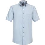 Redmond Freizeithemd Kurzarm Uni Comfort Fit 10 blau XL