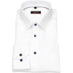 Weiße Redmond Kentkragen Hemden mit Kent-Kragen aus Twill für Herren 