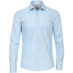 Reduzierte Hellblaue Redmond Body Cut Kentkragen Hemden mit Kent-Kragen für Herren Größe S 