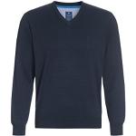 Blaue Unifarbene Redmond V-Ausschnitt Herrenpullover Größe 3 XL 