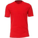 Rote Unifarbene Kurzärmelige Redmond T-Shirts aus Baumwolle für Herren Größe 5 XL 