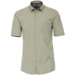 Reduzierte Grüne Kurzärmelige Redmond Kentkragen Hemden mit Kent-Kragen aus Baumwolle für Herren Größe L 