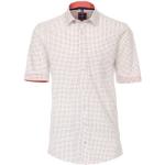 Reduzierte Weiße Kurzärmelige Redmond Kentkragen Hemden mit Kent-Kragen aus Baumwolle für Herren Größe L 