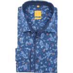 Blaue Langärmelige Redmond Kentkragen Hemden mit Kent-Kragen aus Baumwolle für Herren Größe XXL 