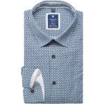 Blaue Langärmelige Redmond Kentkragen Hemden mit Kent-Kragen aus Baumwolle für Herren Größe 5 XL 