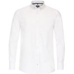 Weiße Unifarbene Langärmelige Redmond Button Down Kragen Herrenlangarmhemden Größe 3 XL 