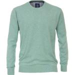 Reduzierte Blaue Casual Langärmelige Redmond Rundhals-Ausschnitt Rundhals-Pullover aus Baumwolle für Herren Größe 6 XL 