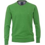 Reduzierte Grüne Casual Langärmelige Redmond Rundhals-Ausschnitt Rundhals-Pullover aus Baumwolle für Herren Größe 4 XL 
