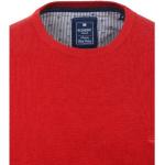 Reduzierte Rote Casual Langärmelige Redmond Rundhals-Ausschnitt Rundhals-Pullover aus Baumwolle für Herren Größe 6 XL 