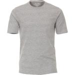 Graue Melierte Kurzärmelige Redmond Rundhals-Ausschnitt T-Shirts aus Jersey für Herren Größe 3 XL 