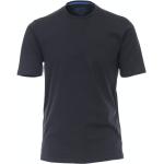 Marineblaue Unifarbene Kurzärmelige Redmond Rundhals-Ausschnitt T-Shirts aus Jersey für Herren Größe XL 