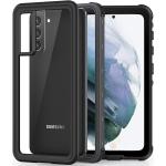 Schwarze Gepunktete Samsung Galaxy S21 5G Hüllen Art: Flip Cases aus Kunststoff Wasserdicht 