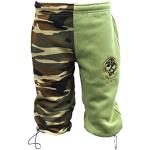 REDRUM Bermuda Shorts Pants Kurze Hose Sweatpants Fitness Sport Streetwear Tarnmuster Camouflage Gruen (M)