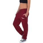 REDRUM Plain Sweatpants Jogger Pants Jogginghose aus Baumwolle in Bordeaux - Sporthose, Trainingshose, Fitnesshose oder Bequeme Freizeithose für Damen und Herren (2XL)