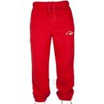 REDRUM Plain Trainingshose Jogginghose Sweatpants Fitness Sport Streetwear (XXL, Rot)
