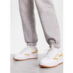 Reduzierte Weiße Reebok Low Sneaker mit Schnürsenkel aus Leder für Damen Größe 36 