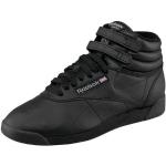 Schwarze Reebok Classic High Top Sneaker & Sneaker Boots mit Klettverschluss aus Leder leicht für Damen Größe 42,5 