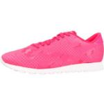 Reduzierte Pinke Unifarbene Reebok Classic Nylon Low Sneaker für Damen Größe 37 
