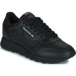 Reduzierte Schwarze Reebok Classic Leather Low Sneaker aus Leder für Damen Größe 40,5 
