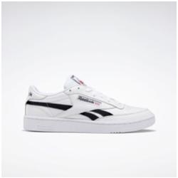 Sneaker REEBOK CLASSIC "CLUB C REVENGE" schwarz-weiß (white, white, black) Schuhe Damenschuh Herrenschuh Skaterschuh low