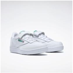 Sneaker REEBOK CLASSIC "CLUB C SHOES" weiß (white, glegrn, vecblu) Kinder Schuhe Skaterschuh low Laufschuhe